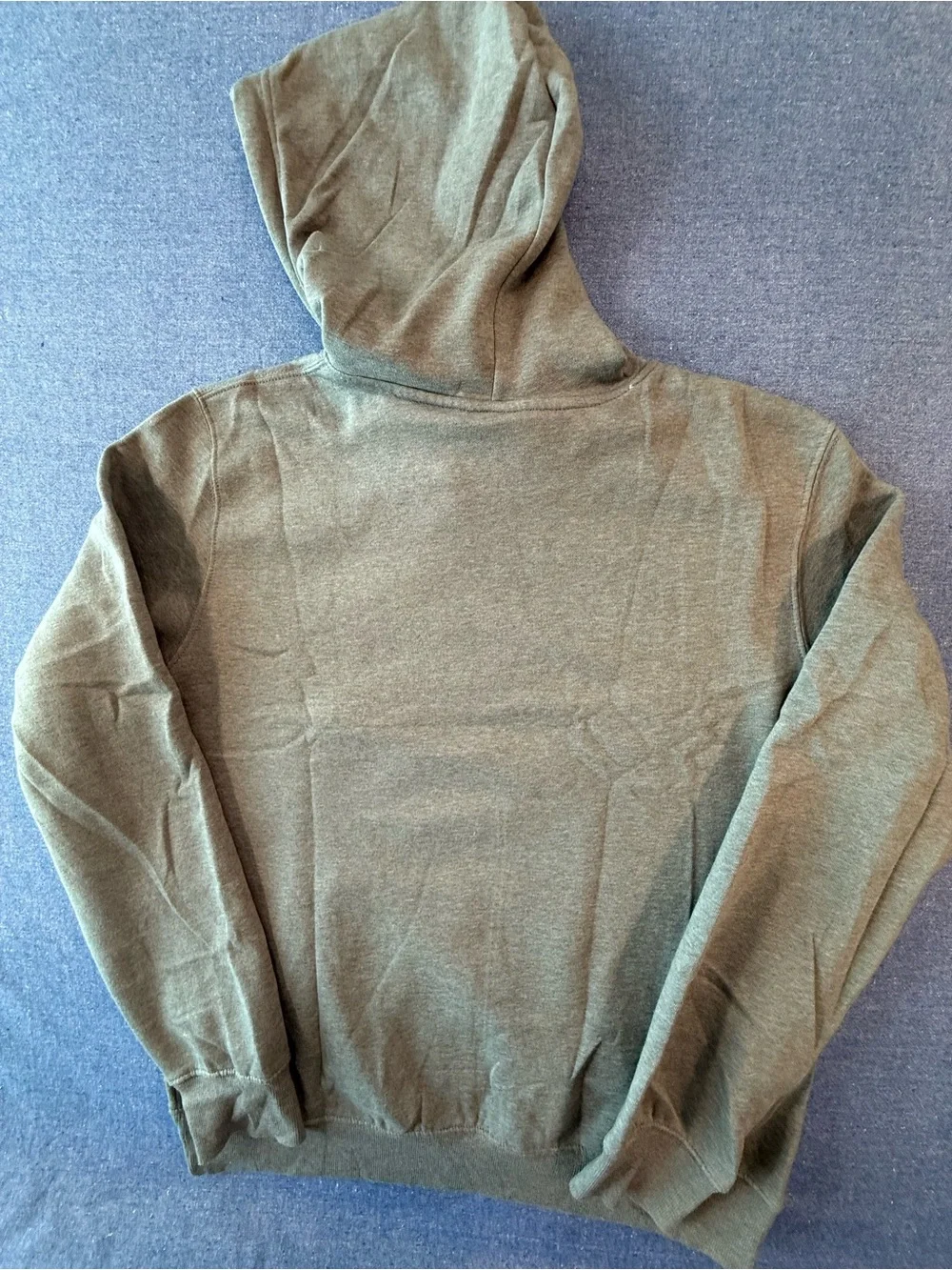 The North Face Grey Hoodie with White Logo New without Tags